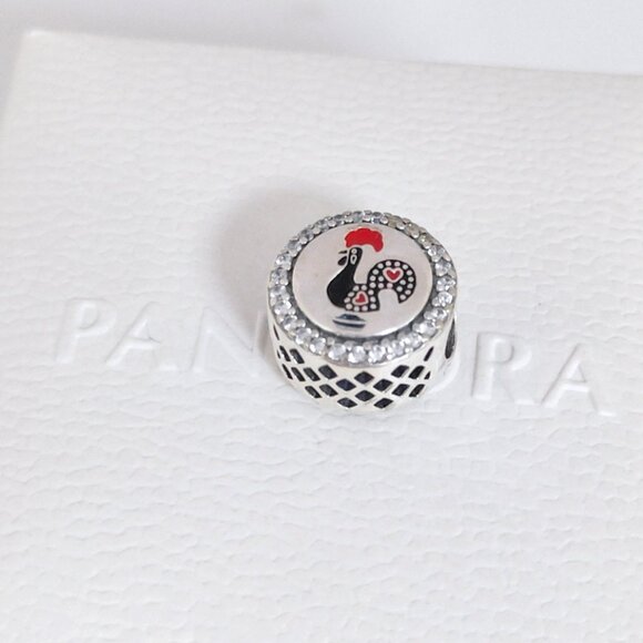 Pandora Charm Rooster of Portugal Charm Bead Travel Vacation S925 ALE with box - Picture 4 of 9